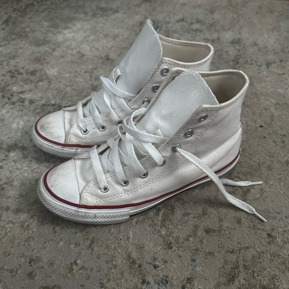 Converse Kids White High-Top Sneakers